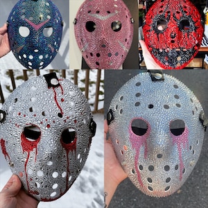 Bling Jason Mask- Bedazzled, Bloody, Galaxy