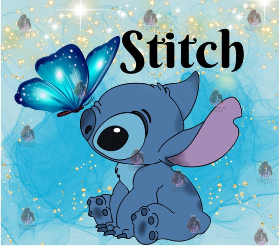 Stitch 20 Oz Tumbler, Stitch Glitter, Lilo and Stitch, Stitch