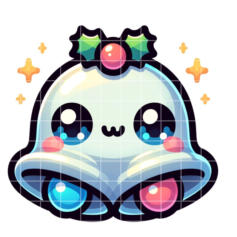 Christmas Kawaii Clipart | 15 Cute Christmas Kawaii Graphics | PNG ...