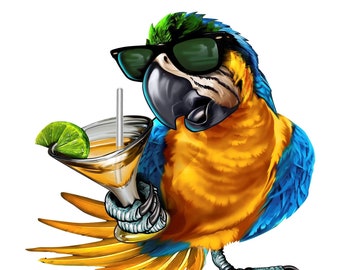 5 O&#39;Clock Somewhere Drinking Parrot download, drinking bird download, fun drinking download, 5 O&#39;Clock parrot, drinking parrot, fun drinking