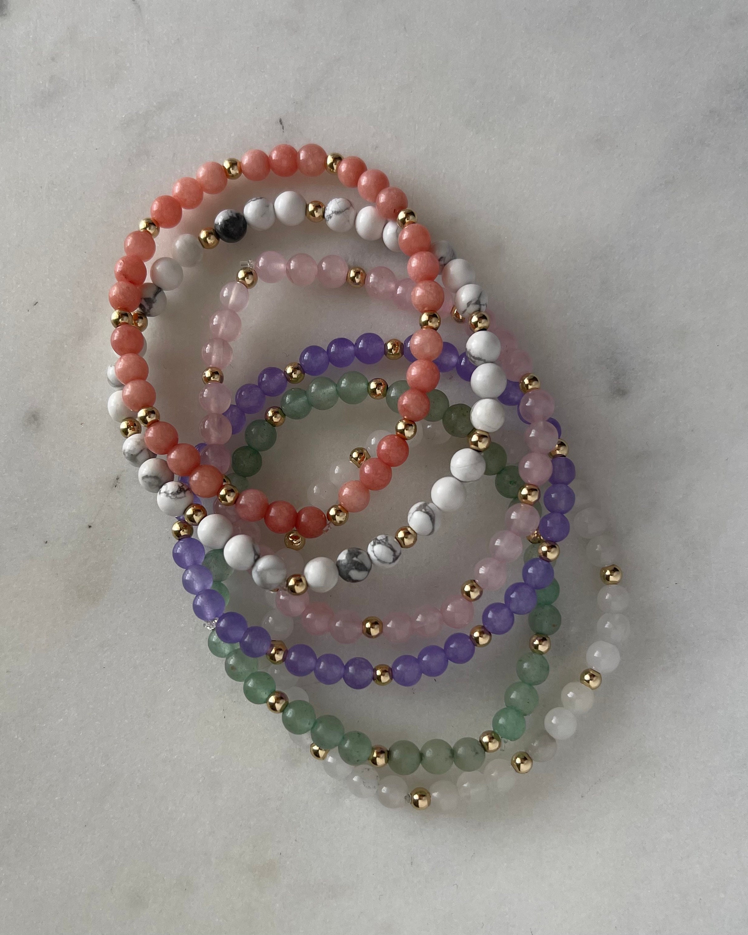 Small Semiprecious Stone Bracelet
