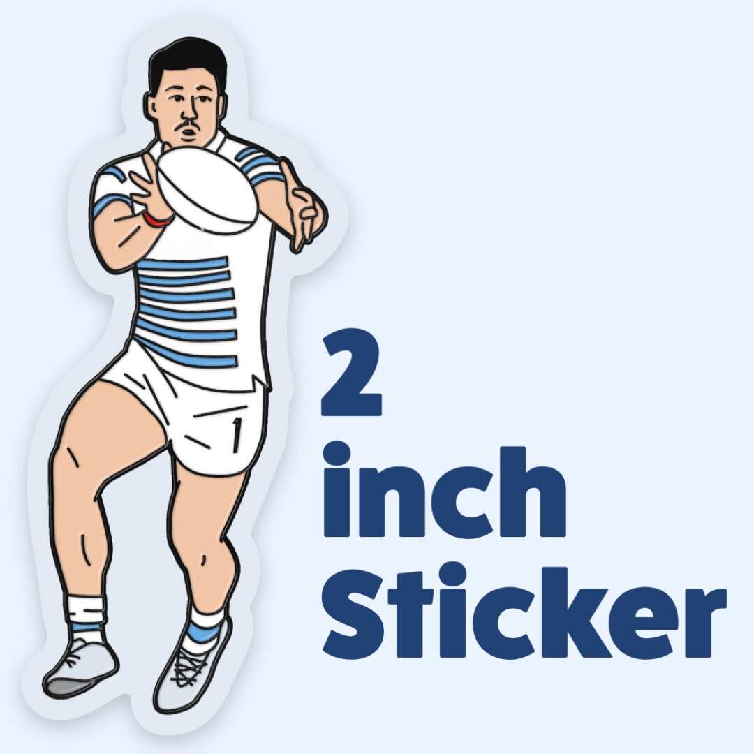 Shell Rugby Stickers Rugby Legend 2 Sticker - Etsy