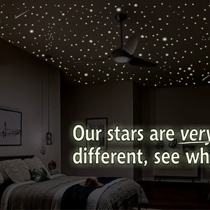 150+ Piece Glow in the Dark Stars Super Glowing Galaxy Set Wall Ceilin –  DirectGlow LLC