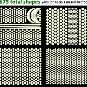 ¡Envío GRATIS el mismo día! Las estrellas de techo que brillan en la oscuridad más luminosas del mercado. ¡La ÚNICA auténtica luz de 10 horas que puedes comprar! / 1675 formas imagen 9