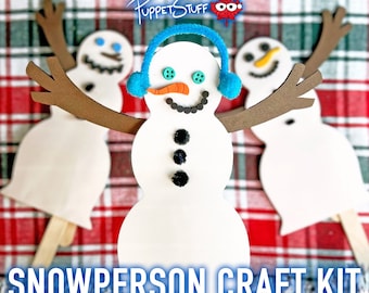 Snowperson Puppet Craft Kit