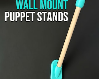 Soporte de marionetas para montaje en pared