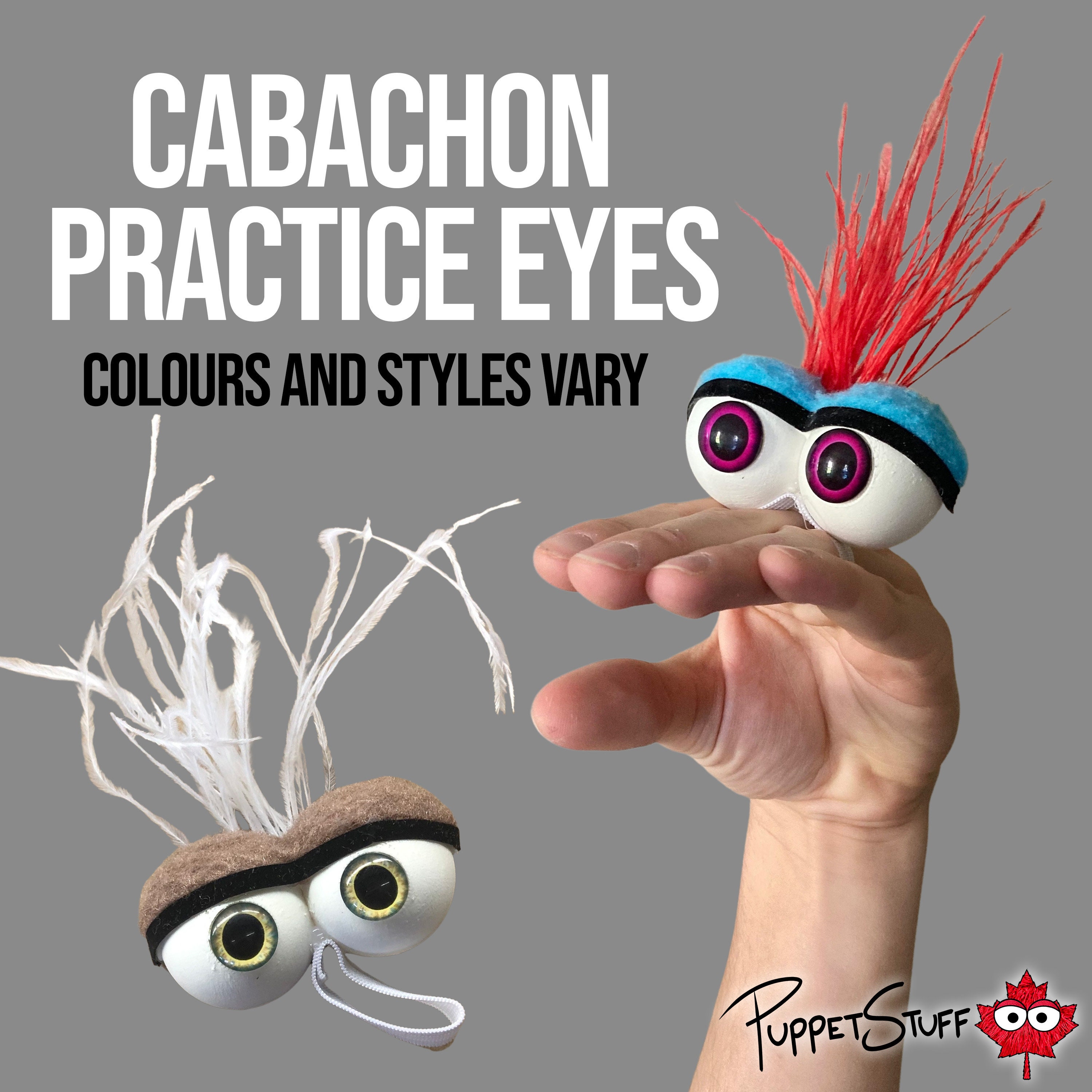 Cabachon Practice Puppet Eyes Etsy