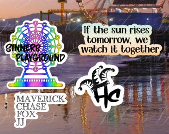 Harlequin Crew Stickers ***Licensed Merchandise***