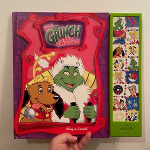 ARBEIT Dr. Seuss How The Grinch Stole Christmas Play a Sound Hardcover-Buch 2000