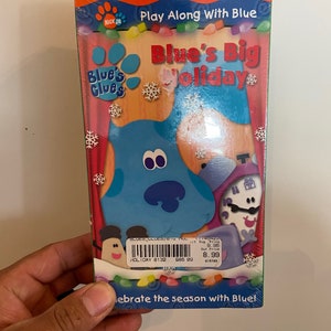 Blue&#39;s Big Holiday Play Along With Blue VHS 2001