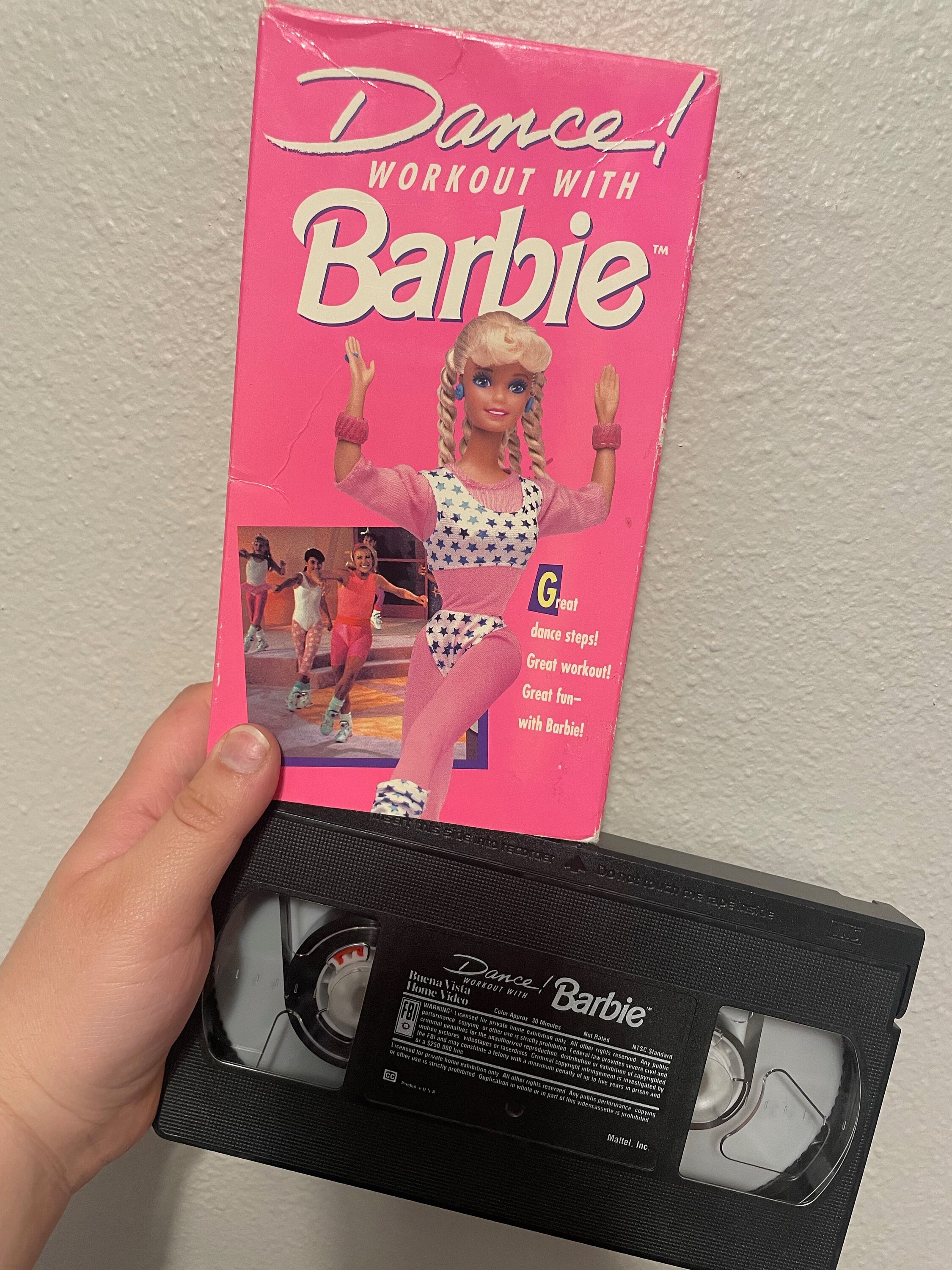 Dance Workout With Barbie VHS 90s Etsy