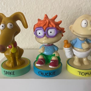 Vintage Rugrats Stampers 1997. Spike,Tommy and Chuckie