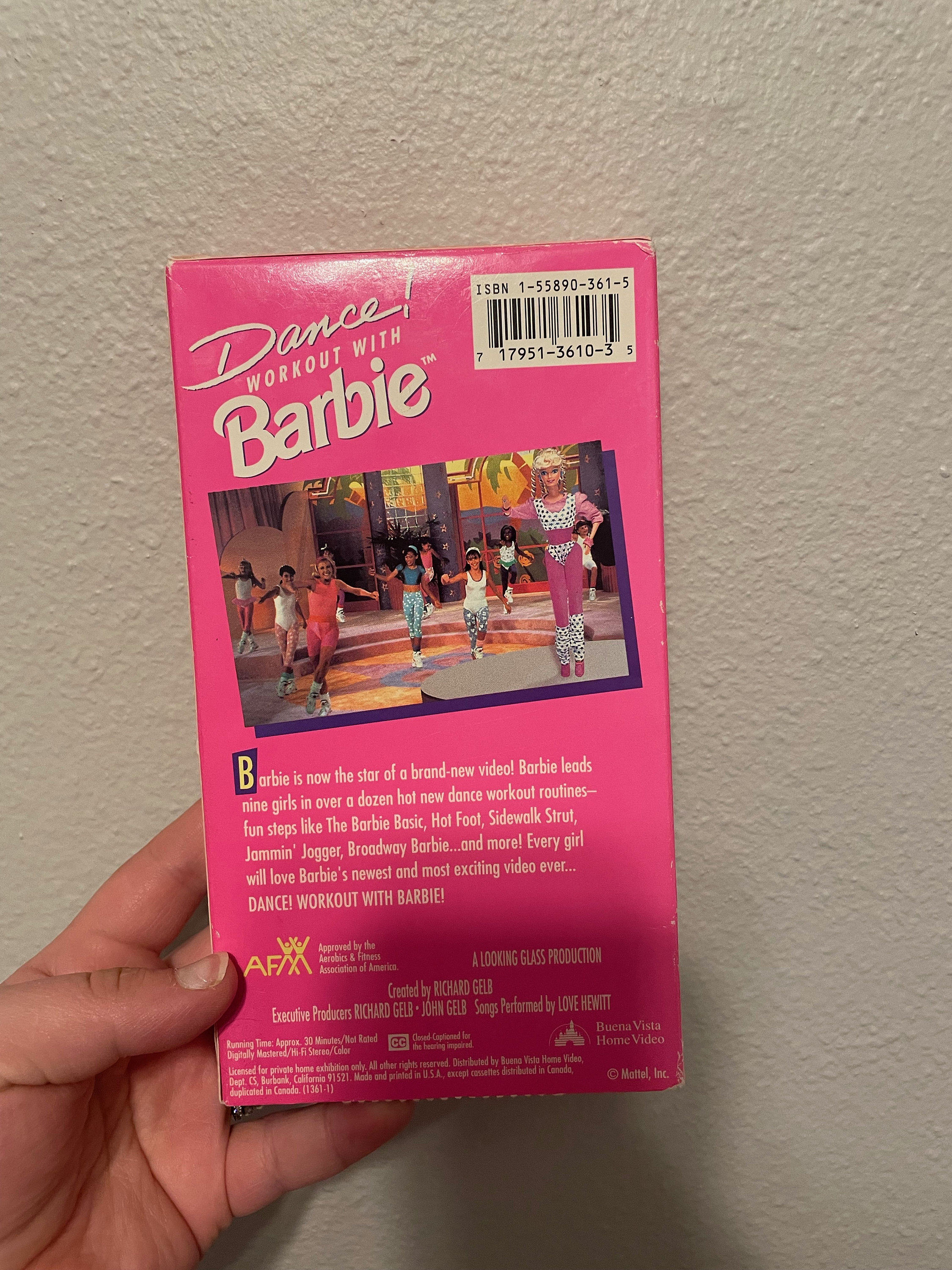 Dance Workout With Barbie VHS 90s Etsy