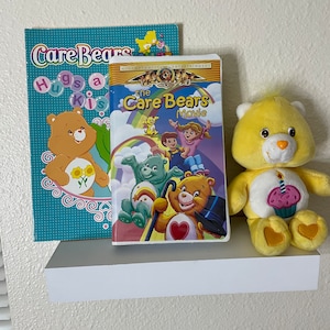 Care Baers Bundle. 2003 Birthday Care Baer and The Care Bears Movie VHS and Care Bears Coloring Book