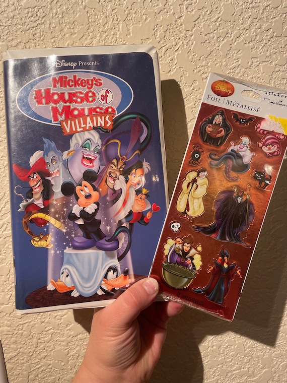 Mickey's House of Mouse Villains 2002 VHS and Disney Etsy Australia