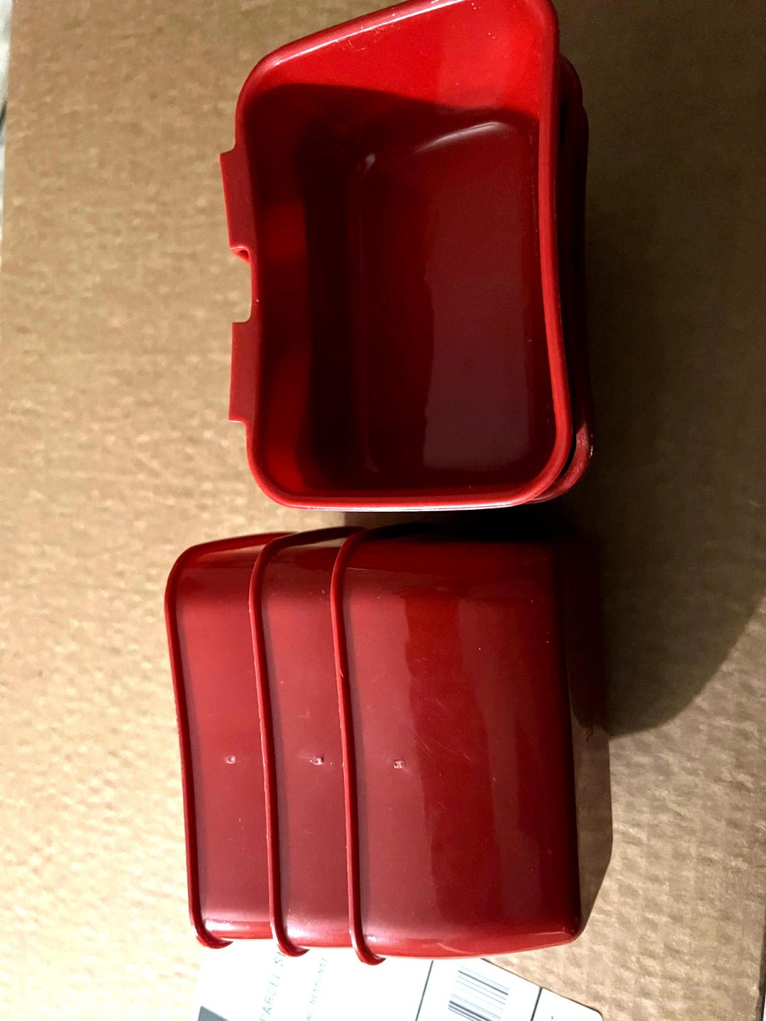 12 Red Feed Cups - Etsy