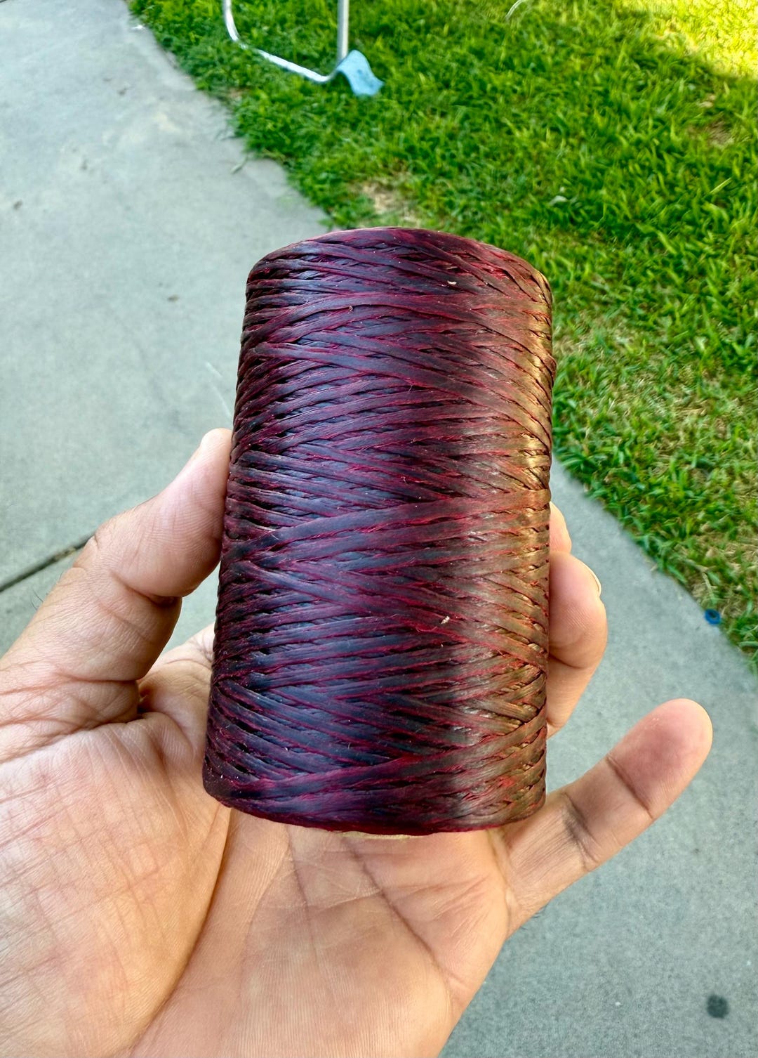 Burgundy Waxed Gamefowl String - 300 Yards - Etsy