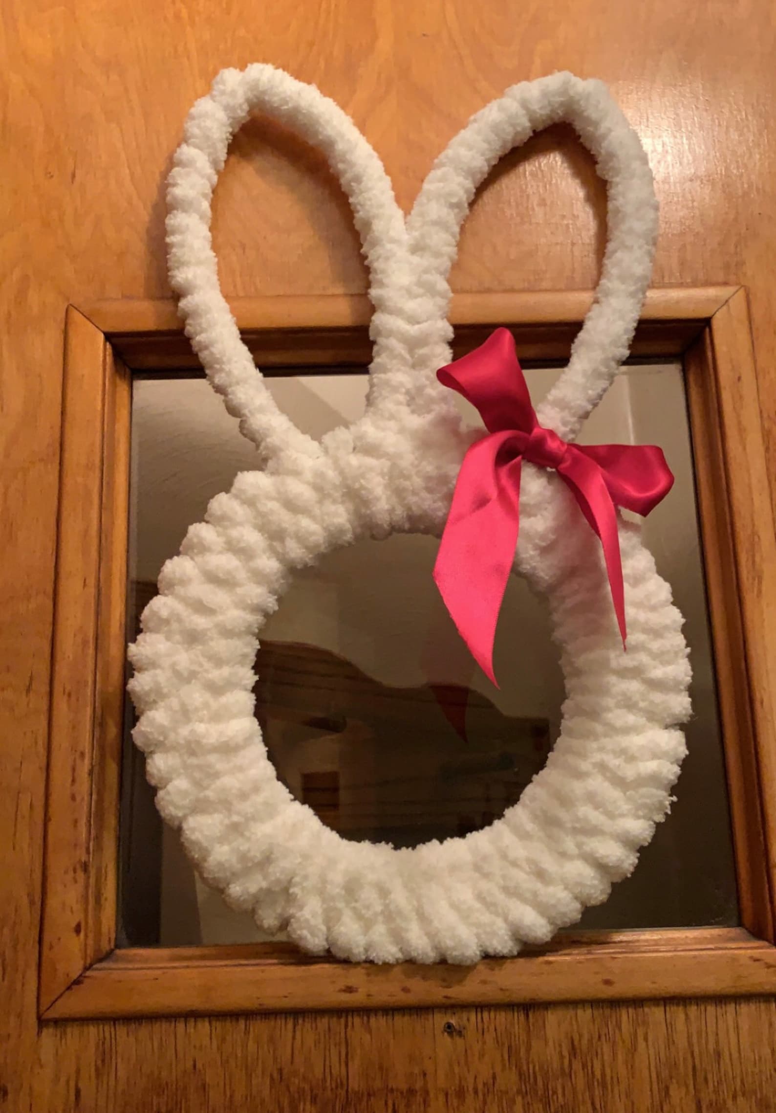 Bunny Head Yarn Wreaths Bunny Head Yarn Wreaths