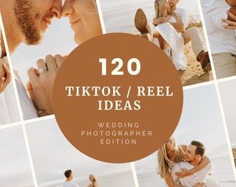 Wedding Photographer Social Media Prompts For Tiktok and Instagram Reels