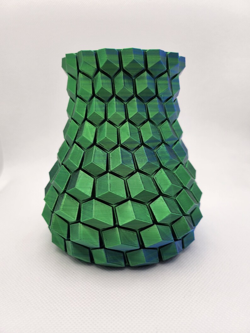 Modern Vase 3D Vase 3D Print Flowers Etsy