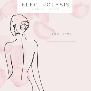 Digital Client Forms for Electrolysis Fillable PDF