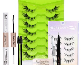 LASH EXTENSION kit- with bond/lash glue INCLUDES lashes