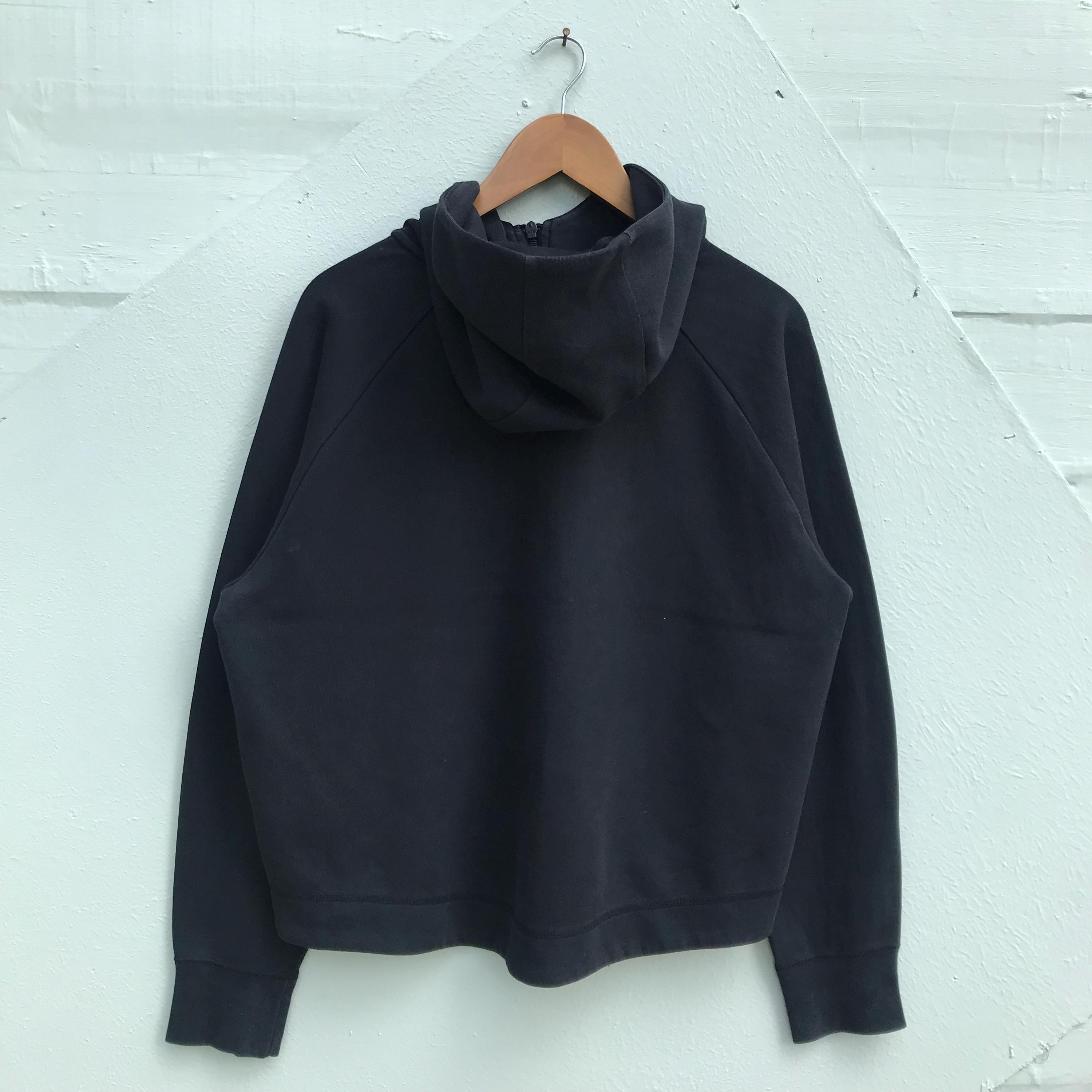 Vintage Nike Zip-up Hoodie Black Sweatshirt, Retro Y2K Streetwear 