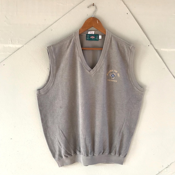 Vintage 90s SDI Golf Sweater Vest, Majors Cup 1997 Nashua, Cotton