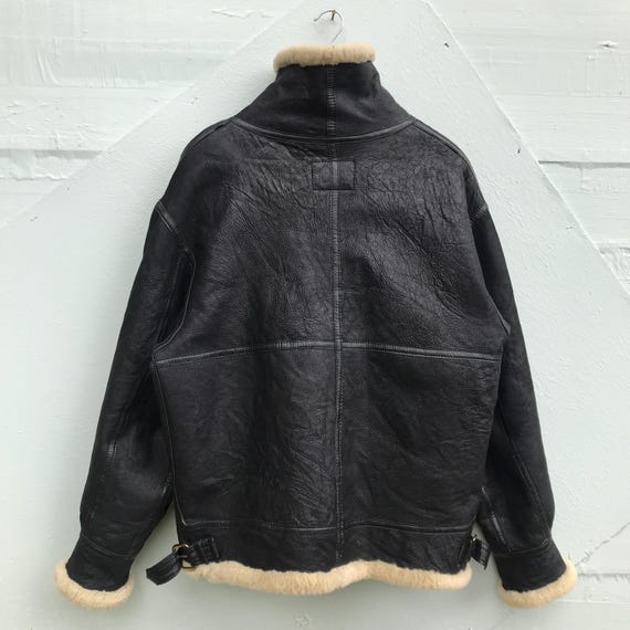 ジャケット・アウター Old US ARMY AIR FORCE B3 Flight Jacket B-3 Type U.S. Air Force WWII Flight Leather Jacket - Eastman