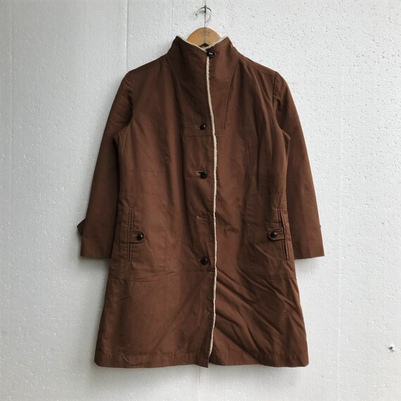Vintage Mcgregor Sportswear Faux Sherpa Cotton Brown Jacket Vintage Mcgregor Sportswear Faux Sherpa Cotton Brown Jacket