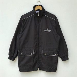 Chaqueta cortavientos negra Chris Evert, chaqueta de tenis clásica vintage, ropa deportiva ligera para exteriores, chaqueta deportiva con cremallera para mujer