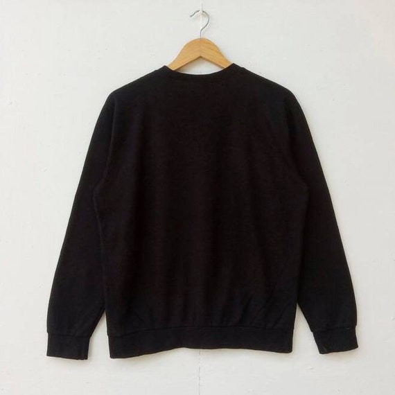 トップス Champion Reverse Weave 90s BLACK Vintage 90s Champion Reverse Weave Black Sweatshirt, Embroidered