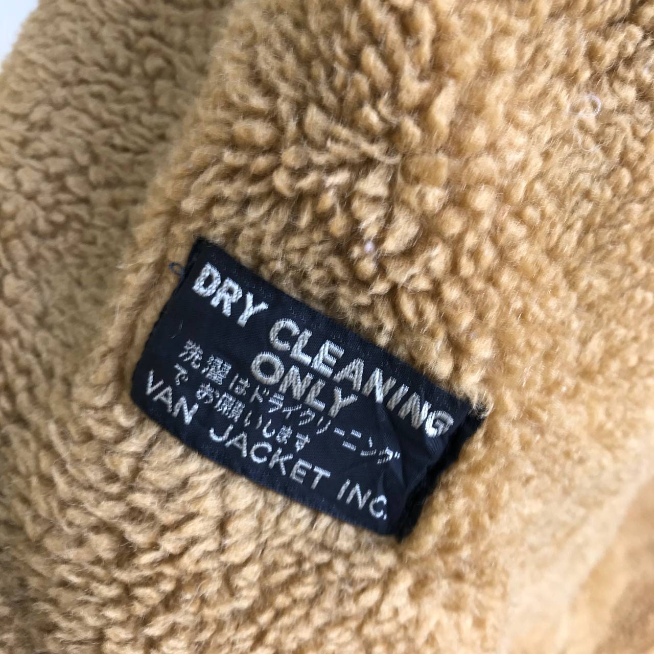 Vintage VAN JAC Japan Coat, 70s-80s Military Style Sherpa Lined