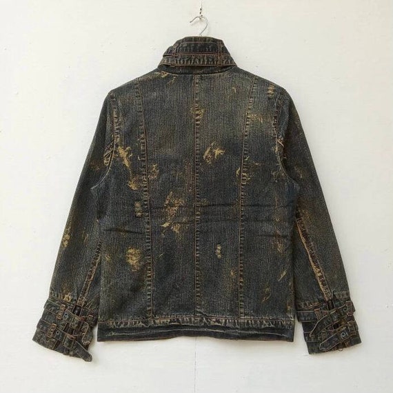 In the Attic Homme Distressed Denim Jacket, Vintage Inspired Men