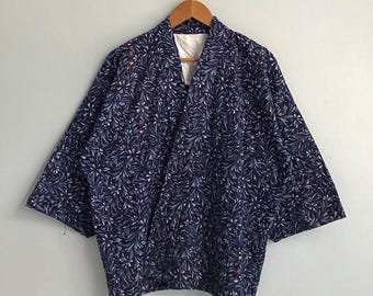 Chaqueta estilo cárdigan vintage con diseño floral y kimono: prenda exterior única para mujer, estilo bohemio, ligera y con diseño artístico.
