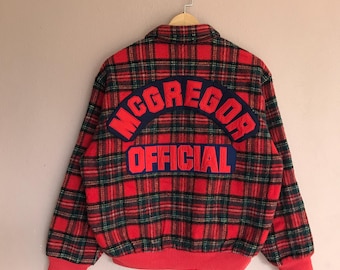 Vintage 90s Mcgregor Varsity Jacket Mcgregor Letterman