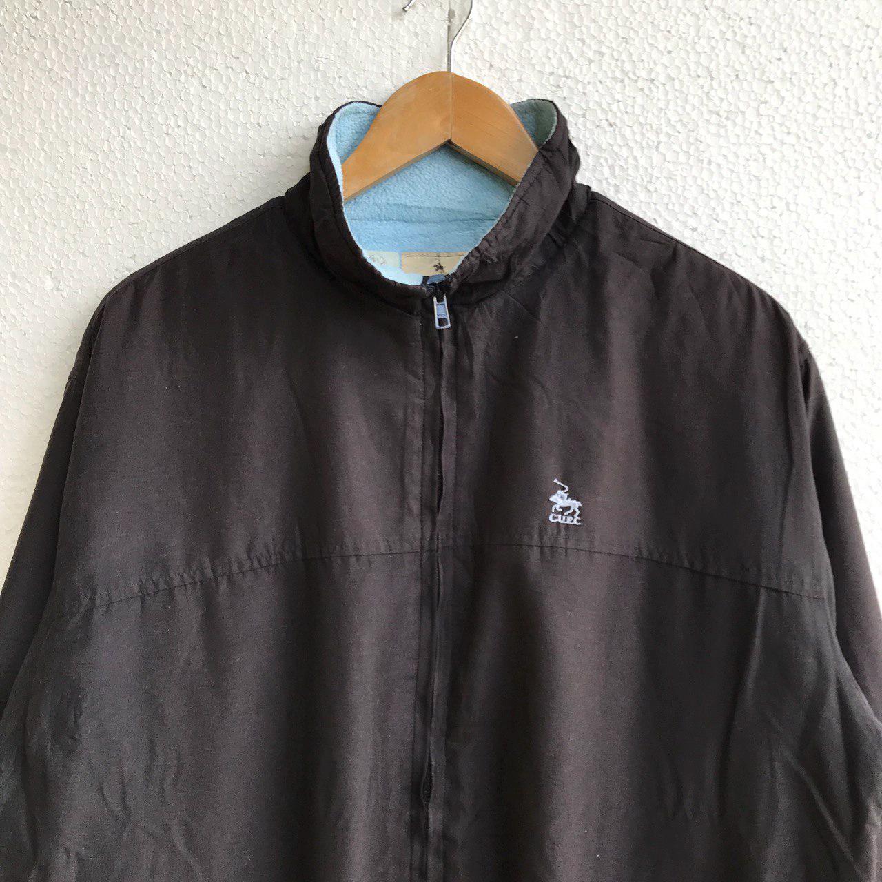 Vintage Cambridge University Polo Club Jacket, Black Windbreaker 