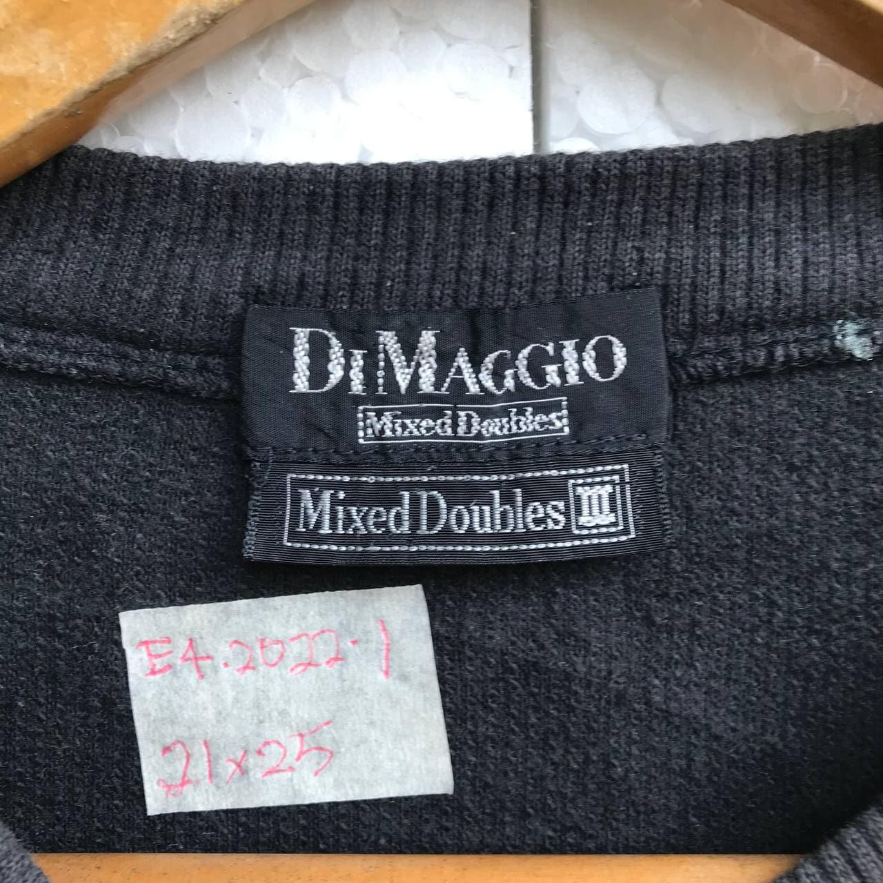 Dimaggio ミックスダブル ヴィンテージ クルーネック スウェットシャツ 