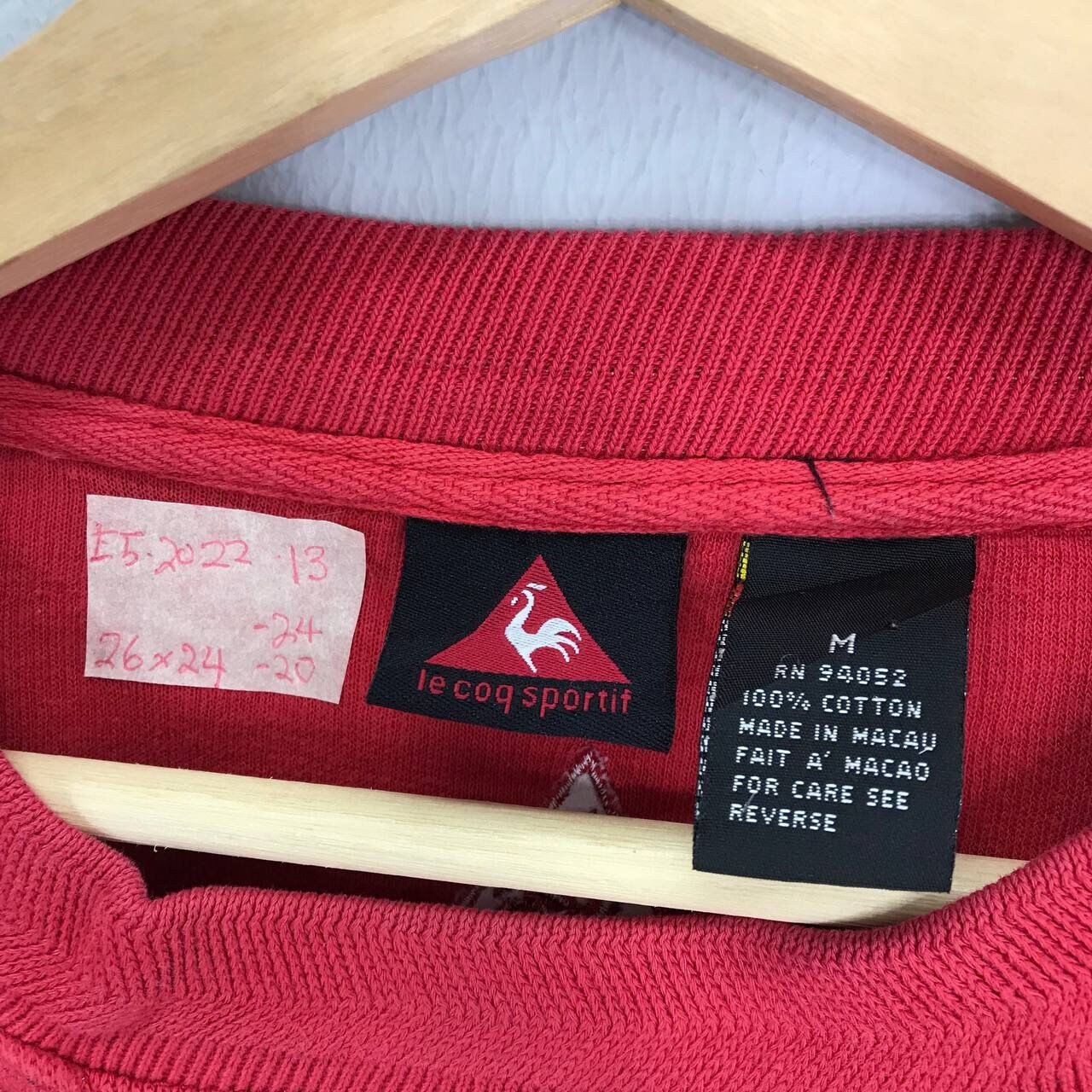 【le coq sportif】 AGA UNI Heavyweight Crewneck Sweatshirt Vintage Le Coq Sportif Sweatshirt Small – dla dushy
