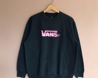 Felpa Vans Vintage anni '90 con logo Spell, pullover, sport principali, skateboard, moda