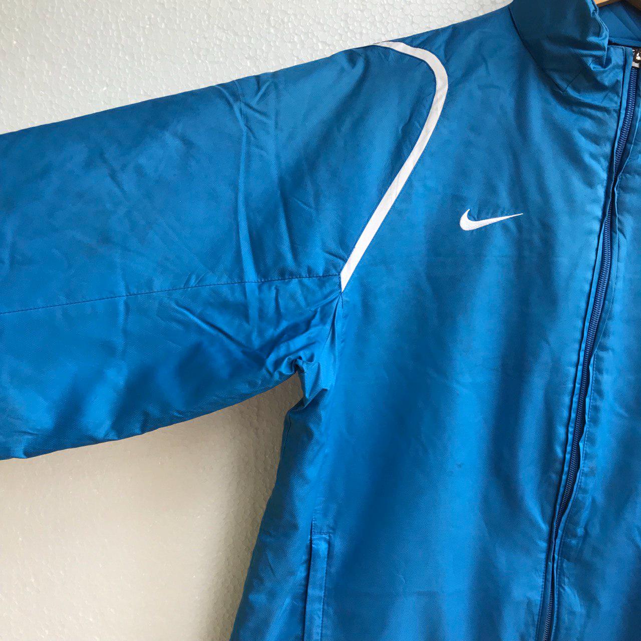 Vintage Nike 90 Clima-fit Blue Windbreaker Jacket, Size L, Retro 