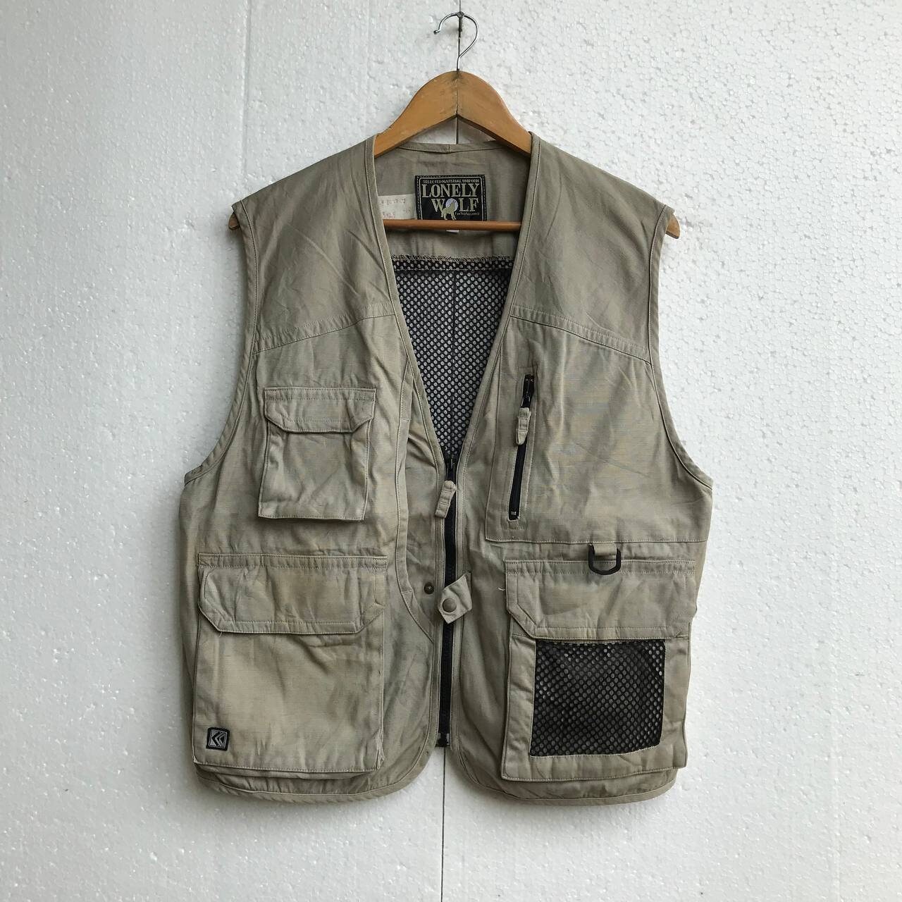 Gilet De Pêche L.L. Bean Vintage Kaki - Taille S, Nombreuses Poches - Occasion