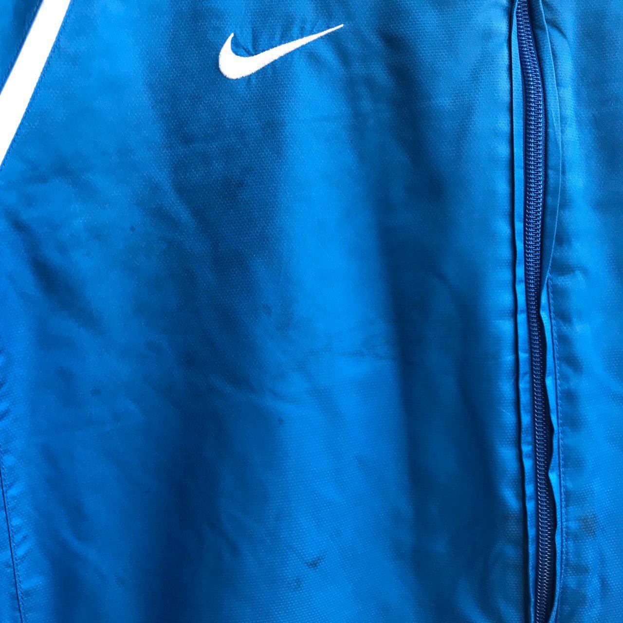 Vintage Nike 90 Clima-fit Blue Windbreaker Jacket, Size L, Retro