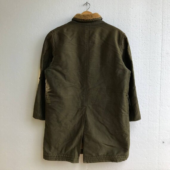 Vintage VAN JAC Japan Coat, 70s-80s Military Style Sherpa Lined