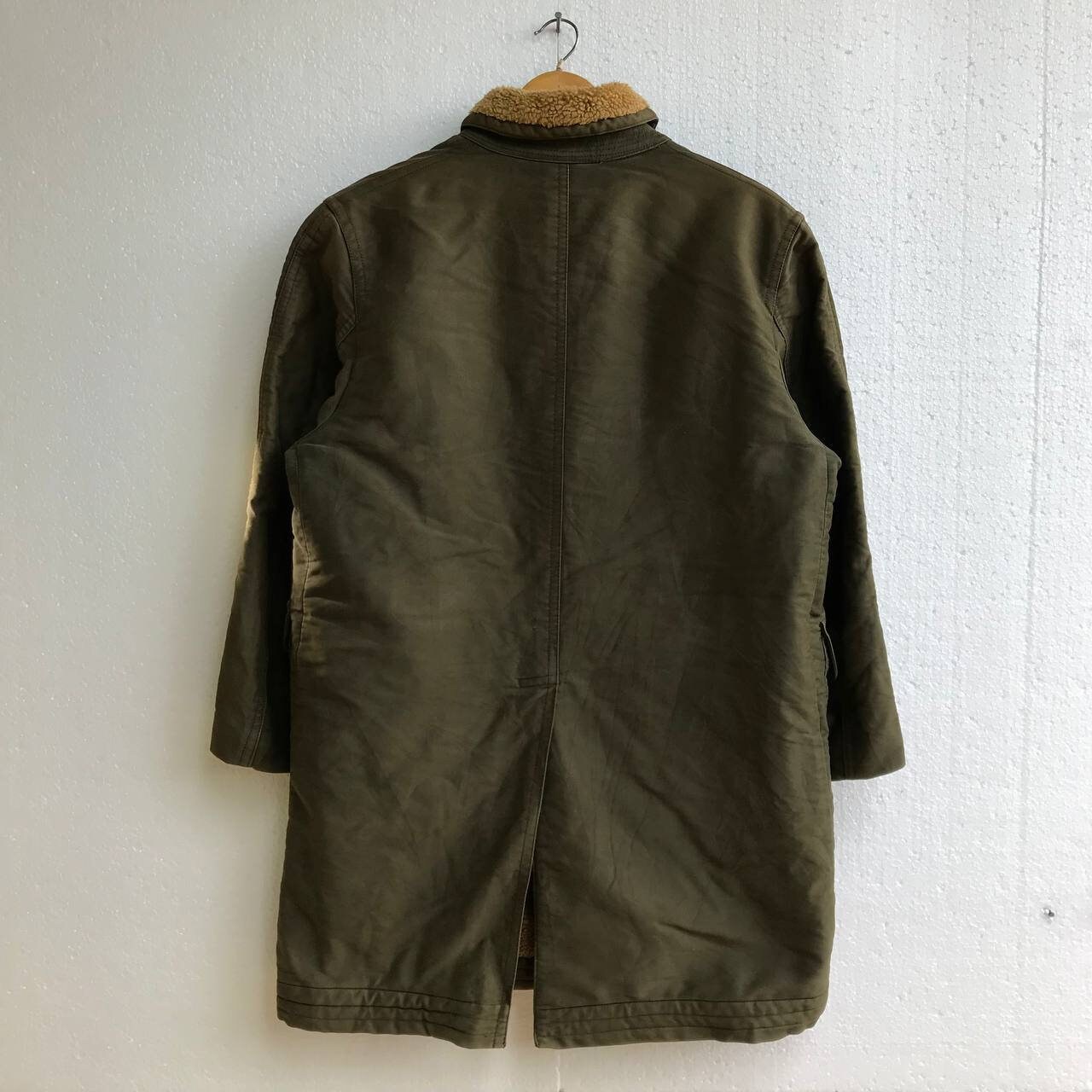 Vintage VAN JAC Japan Coat, 70s-80s Military Style Sherpa Lined