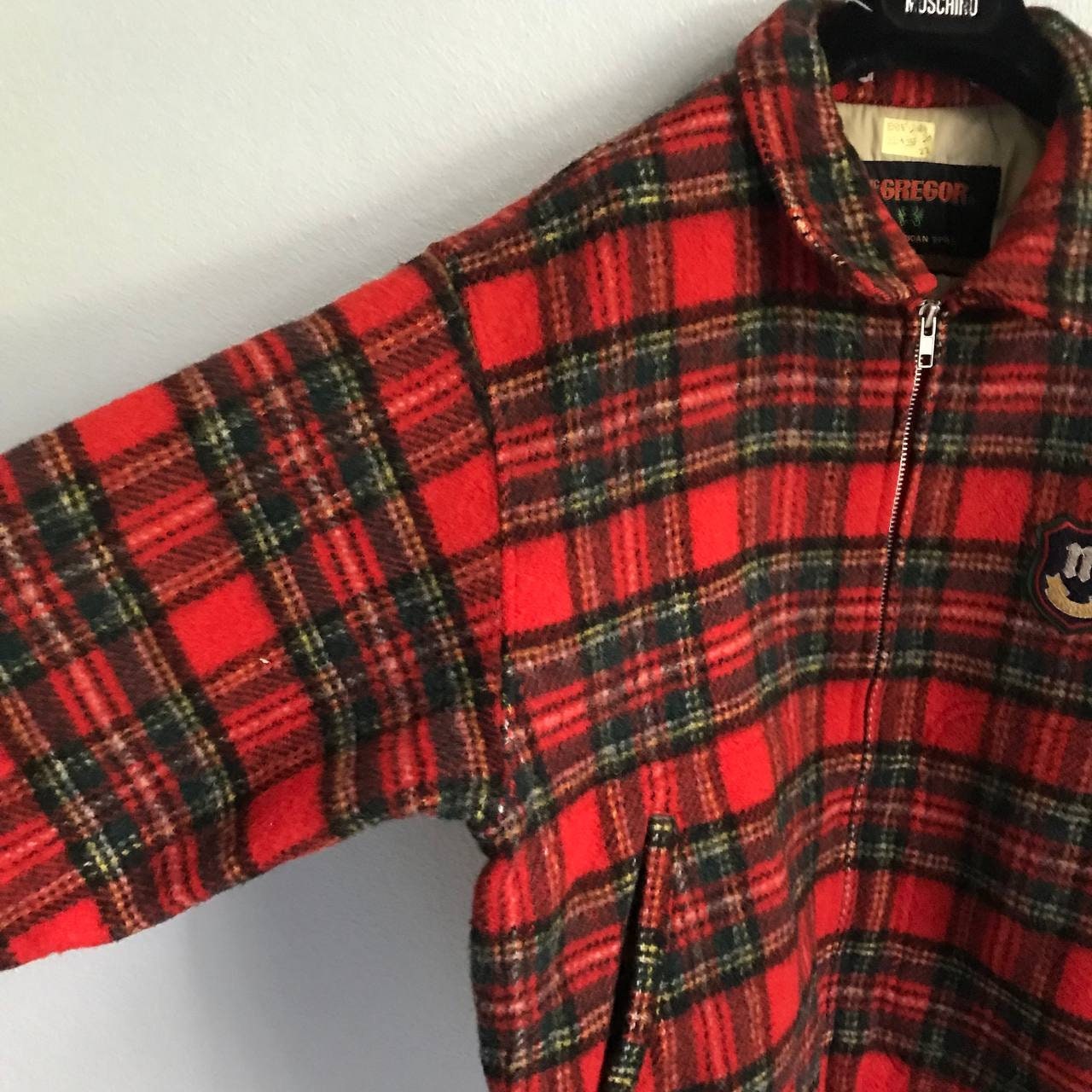 Vintage Mcgregor Bomber Jacket 90s Mcgregor Big Spell Out