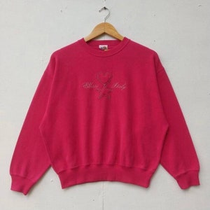 Vintage Ellesse Sweatshirt Women Crop Top Size M Retro Style 90s y2k