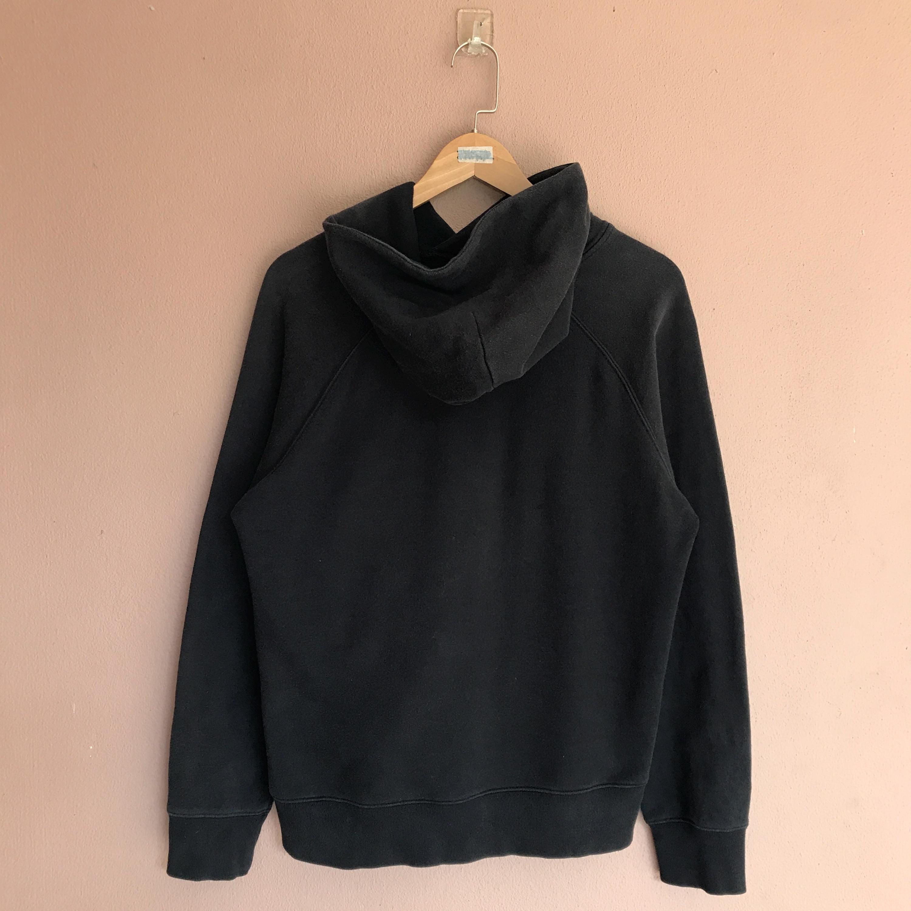 Large, Vintage Dickies Black Hoodie, Classic Workwear Pullover