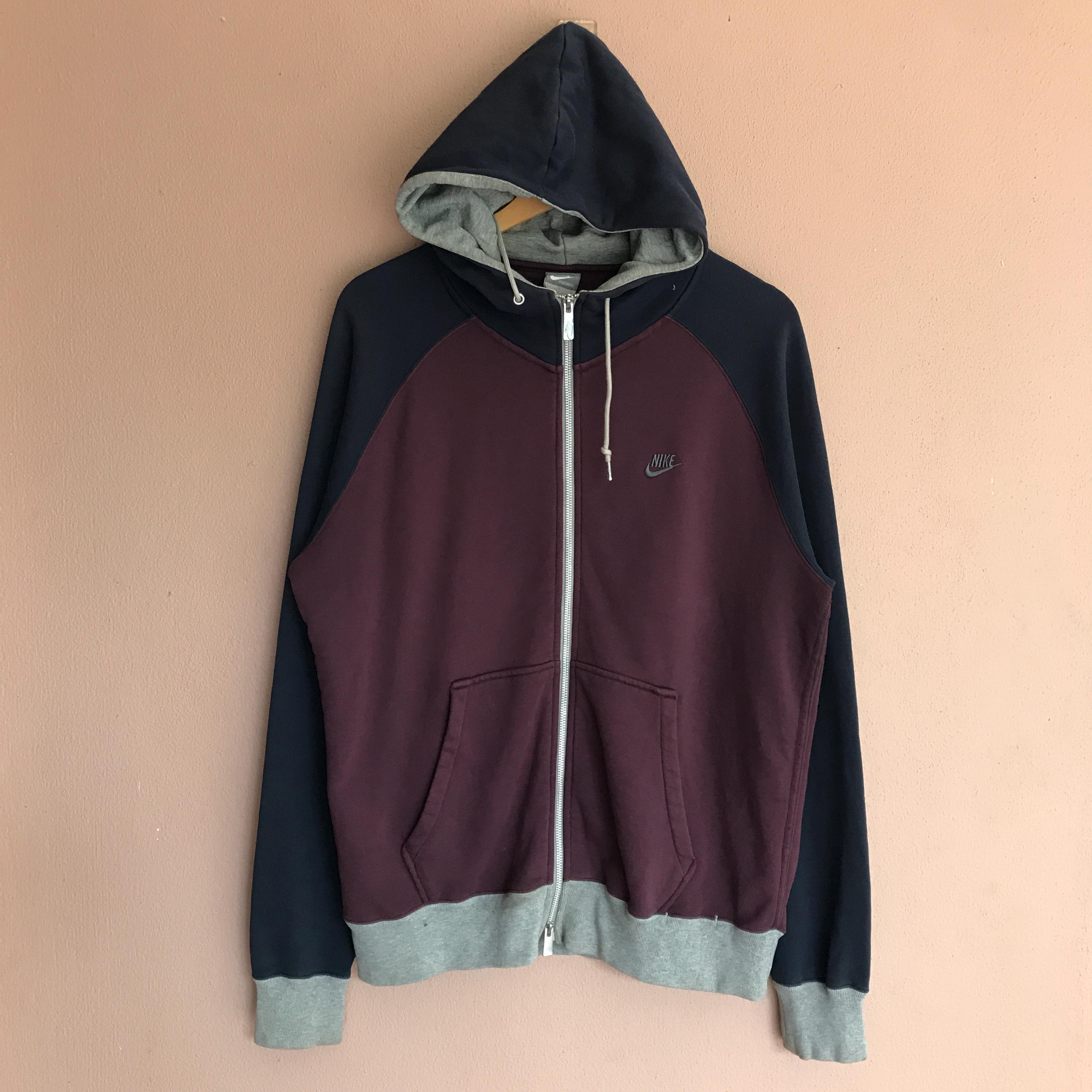 大きめサイズ、ヴィンテージ ナイキ スポーツウェア フルジップ