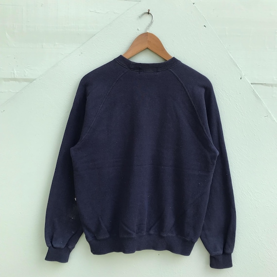 Medium, Vintage Polo Ralph Lauren Sweatshirt Navy Blue Crewneck